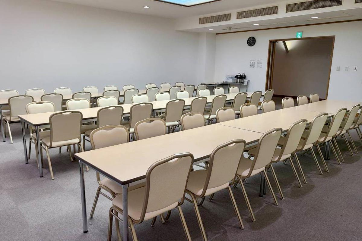八王子市斎場の待合室